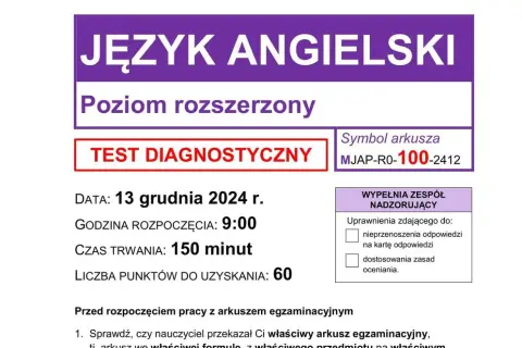 Ile trwa matura z angielskiego? Czasy CKE 2025 i porady