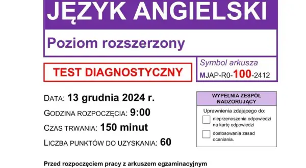 Ile trwa matura z angielskiego? Czasy CKE 2025 i porady