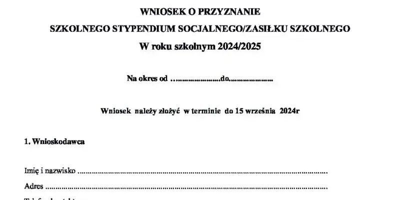 Stypendium szkolne: Wniosek krok po kroku uniknij błędów!