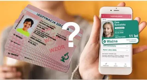 Porównanie legitymacji szkolnej papierowej, e-legitymacji i mLegitymacji